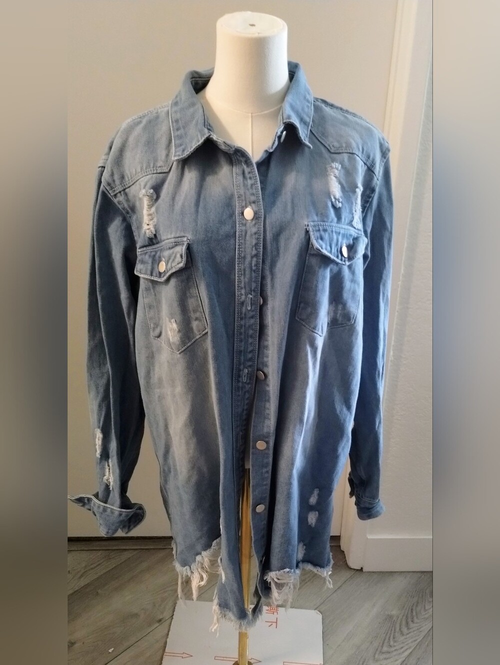 American Bazi Light Blue Denim Jacket